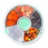 Rotating Snack Container Kids Snack Spinner Storage Box with Lid Food Organizer