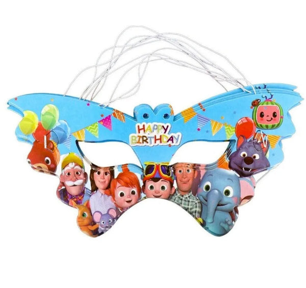 Cocomelon  Tableware Party Supplies Kids Birthday Banner Topper Balloon Plate