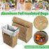 Insulated Kraft Lunch Bag Insulated Lunch Bag Canvas Lunch Bag Picnic Cooler Bag