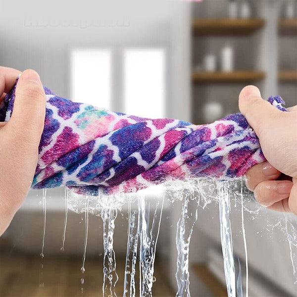 Fast Dry Microfibre Hair Towel Drying Turban Bath Head Wrap Hat Spa Cap AU Stock