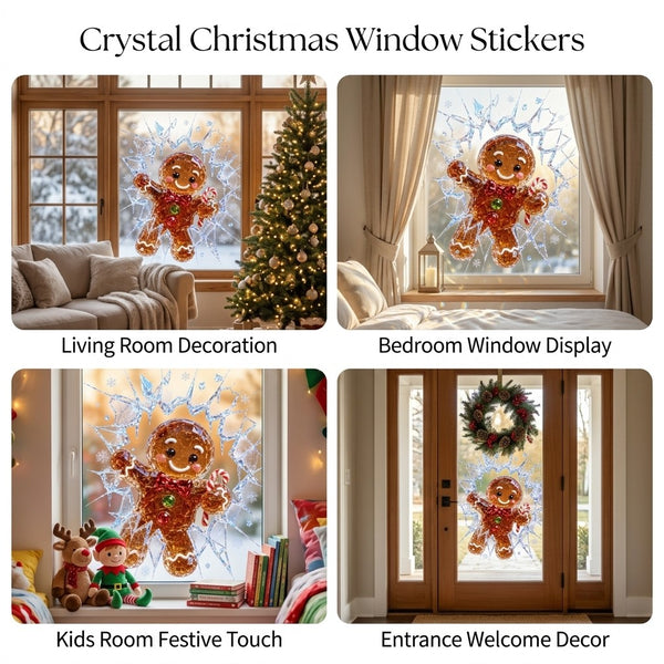 New Christmas Window Glass Sticker Decal Mural Home Decoration Wall Stickers
