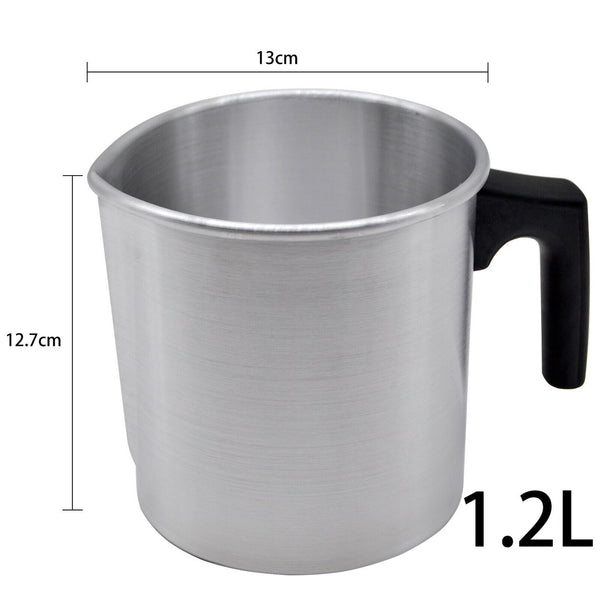 Wax Melting Pot Pouring Pitcher Jug Large Aluminium Pot Candle Soap Making AU