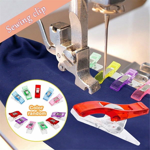 50PCS Wonder Clips Crafts Fabric Quilting Clip Crochet Craft Plastic Clip DIY
