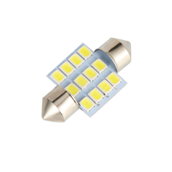 13pcs T10 LED 12V Light Car Bright White Festoon Globe Bulb Interior Kit 31MM AU