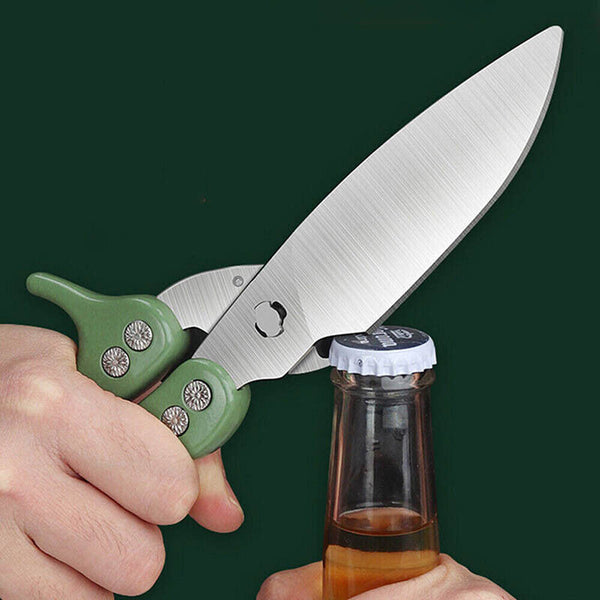 Monster Heavy Duty Kitchen Scissors Meat Fish Chicken Bone Shears Beer Opener