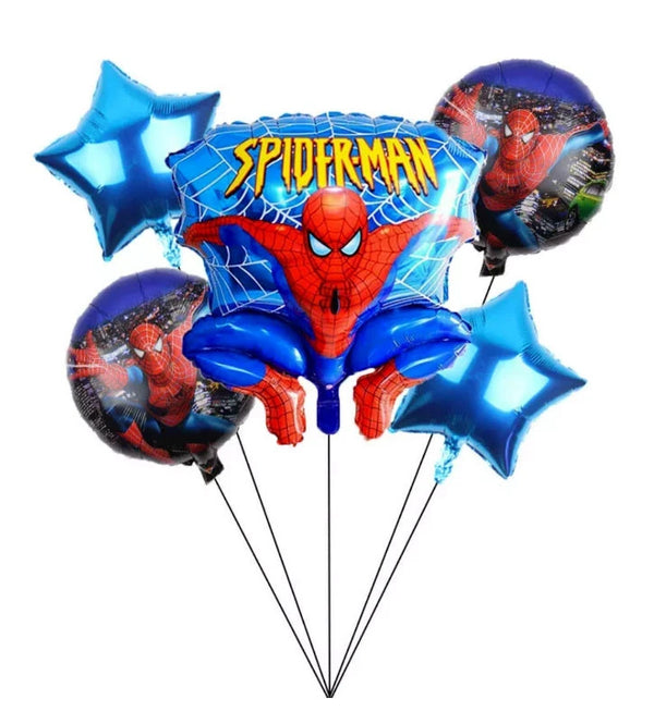 Spiderman Birthday Party Paper Lolly Loot Bag Box Balloons Stickers Party Favour