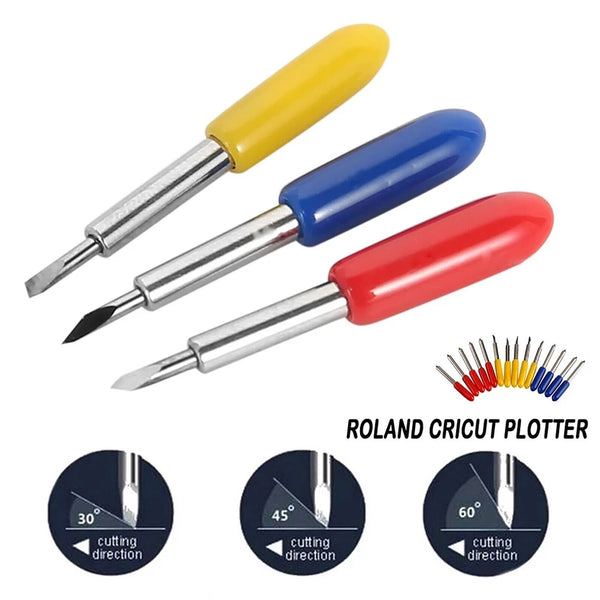 50Pcs 30° 45° 60° For Roland Blades Cutting Plotter Vinyl Cricut Cutter Tool AUS