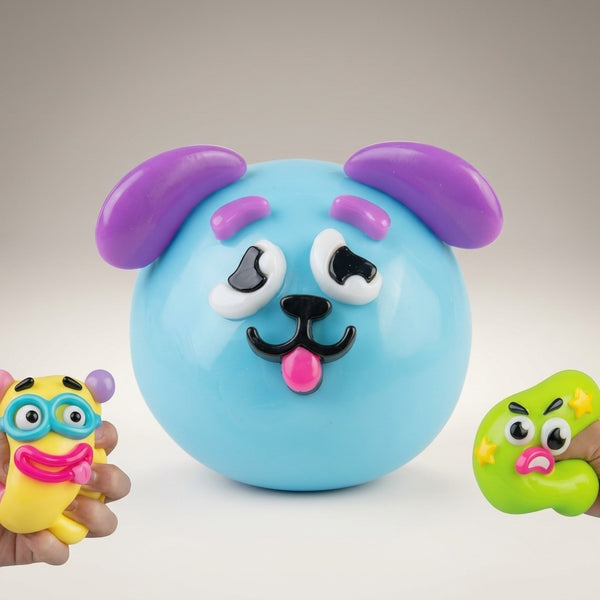 Smushers Face Squishy Stress Relief Toy Soft Slow Rising Sensory Squeeze Ball
