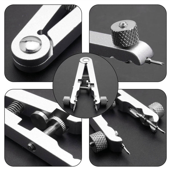 9PCS Watch Bracelet Spring Bar Standard Plier Tweezer Kit Replace Removing Tools