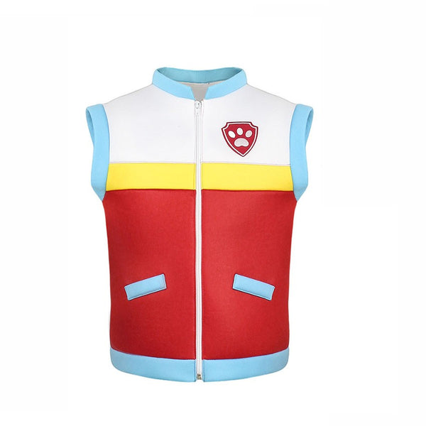 Paw Patrol Ryder costume vest front view – kids rescue vest