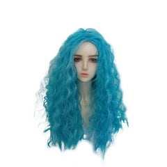 Descendants 5 Chloe Costume Kids Girls Blue Jacket Dress Wig Book Week Cosplay
