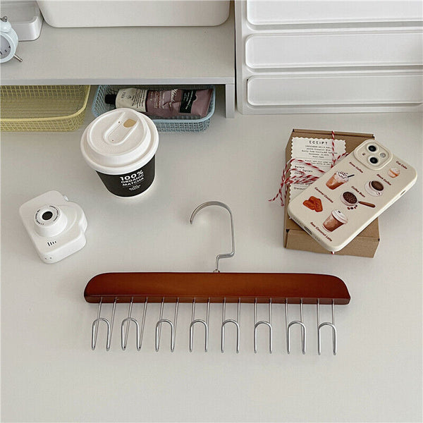 4pcs Multi Hook Coat Hanger Bra Hanger Scarf Organizer Space Saving Hanger AUS