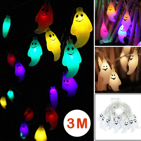 Christmas Light-Up Ghost Outdoor Garden Decoration Horror Props Decor Hallowmas
