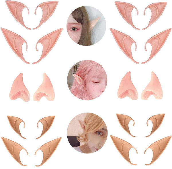 AU Halloween Kids Gift Fairy Pixie Elf Ears for Christmas Costume Cosplay Party