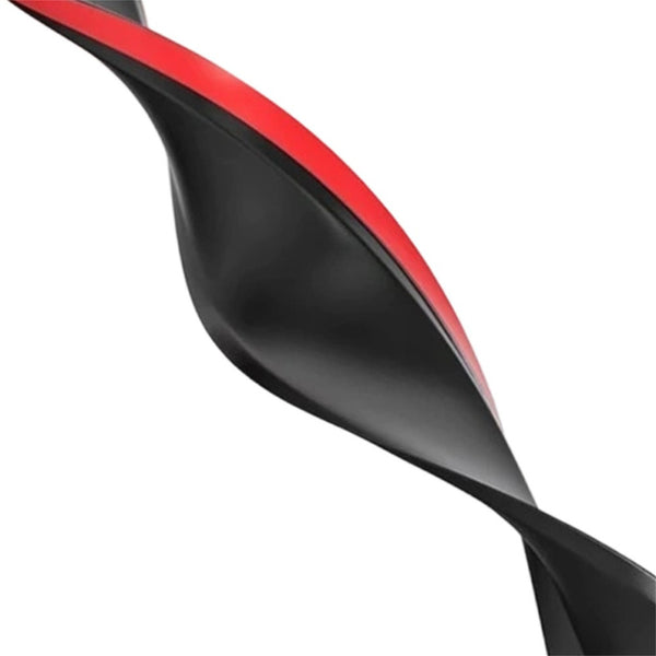 Weather seal strip black PVC cross section detail