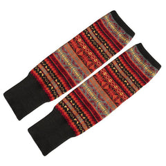 Women’s Winter Knit Leg Warmers – Soft Knee High Boot Socks