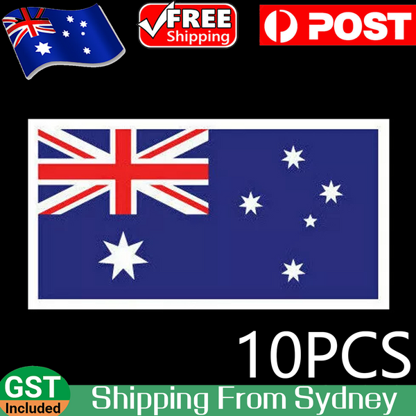 10PCS Australian Flag Car sticker bumper sticker, window sticker, 17.5cmx9cm Ac