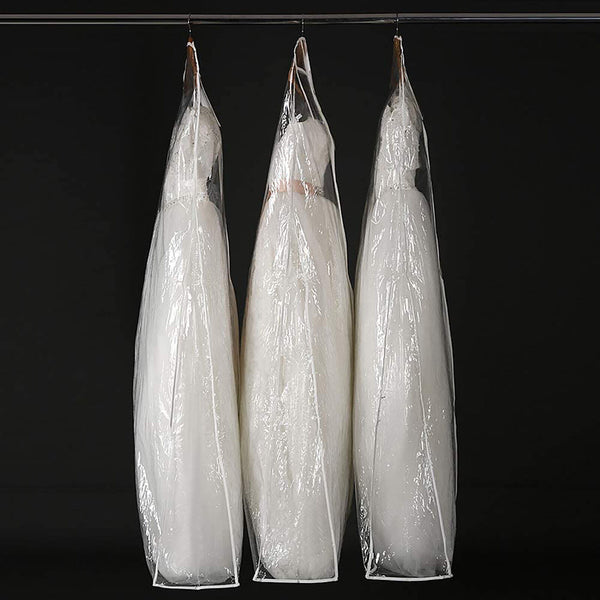 Bag Dustproof Clear Garment Cover Clothes Dress Suit Clothes Coat Protector PVC