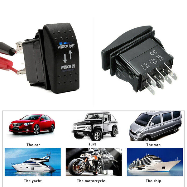 Rocker Switch Styles Blue fit ARB Carling style LED Car Boat 12v Spot Light AU