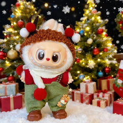 Doll Clothes for 15-17cm Plush Dolls – Christmas Outfit Sets, 10 Festive Designs