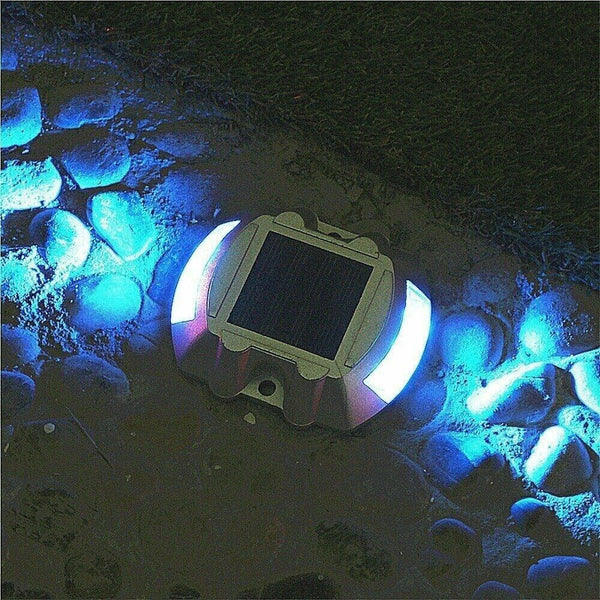 Waterproof Solar LED Powered Road Step Light Dock Light for Outdoor Driveway Dec