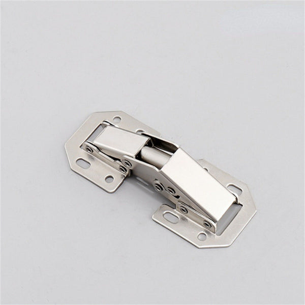 6x Cabinet Hinge Bridge Concealed Soft Close 3" 90° Easy No Drilling Door Hinge