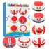6X World Cup Giant Glitter Colorful Dumplings Squeeze Toy Dumpling Squishies Toy
