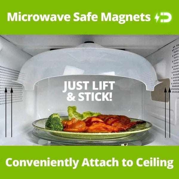 Microwave Splatter Cover Food Splash Lid with Steam Vent Clear Microwave Plate Cover