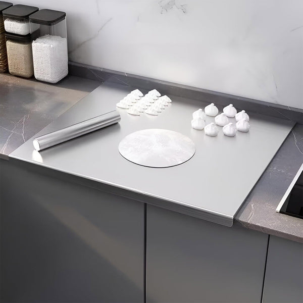 Stainless Steel Cutting Board Kitchen Chopping Multi Purpose Large Non Slip New