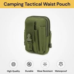 Universal Tactical Mobile Phone Belt Pack Bag Molle Waist Military Holster Pouch