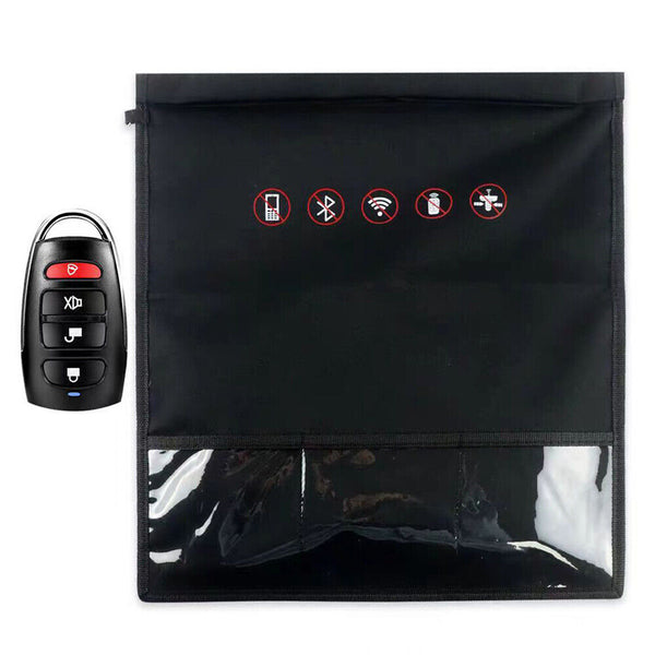 Large Faraday Bag RFID Signal Blocking Shielding Pouch Cell Wallet Phone Blocker