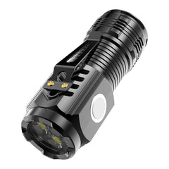 2X Three-Eyed Monster Mini Flashlight Flash Super Power Waterproof Camping Light