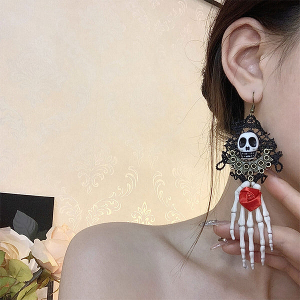 Creative Halloween Earrings for Party Costumes Fun Accessory for Women and Girls