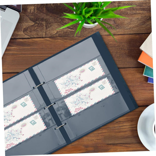10PCS Paper Money Banknote Folders 4 Pockets Pages Album Sleeves Storage Note AU