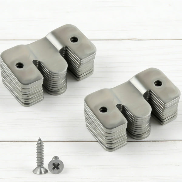 30PCS Sofa Sectional Couch Connectors Furniture Connector Brackets with Screws