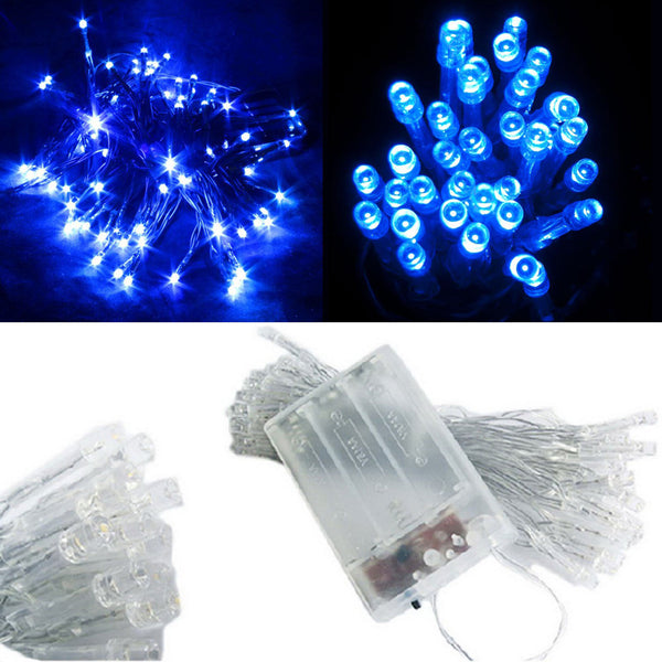 4M 40LED Battery Operated String Fairy Lights 5 Colours Party Wedding Christmas