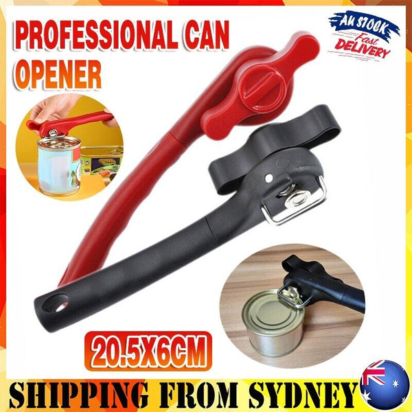 Tin Smooth Edge Professional Can Opener Manual Stainless Steel Safe Cut Lid Side