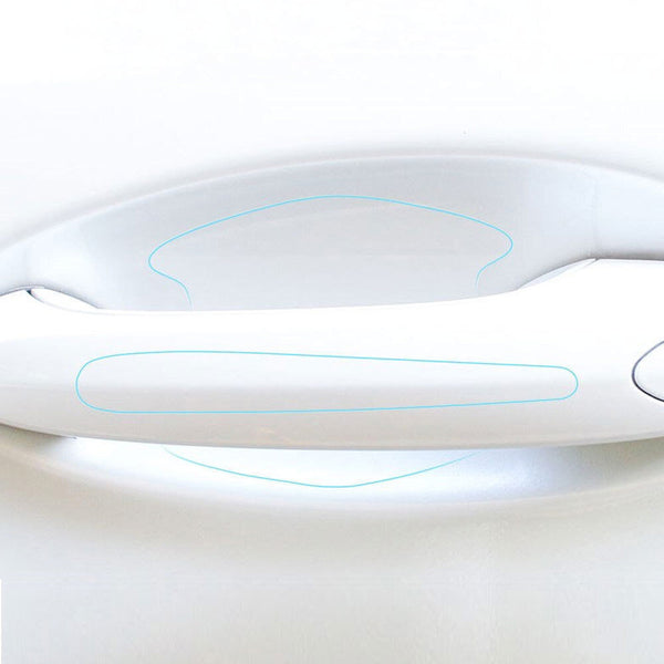 8PCS Clear Car Door Handle Bowl Sticker Anti-scratch Film Protector Accessories