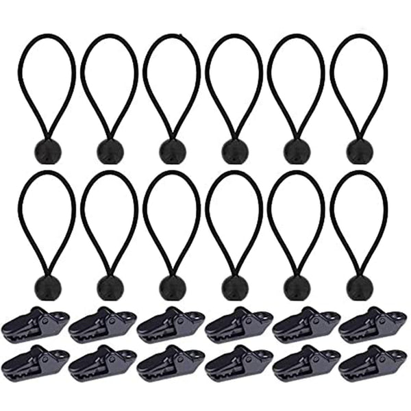 45PCS Awning Tent Clamp Tarp Clips Set Canopy Snap Hangers Survival Camping AUS