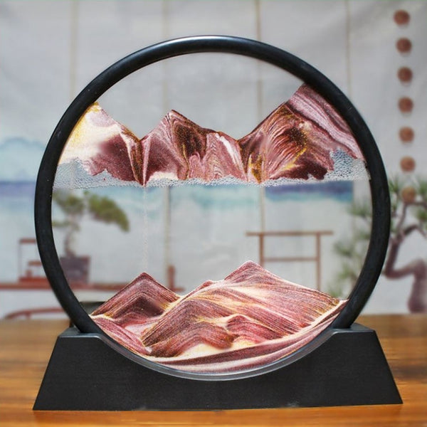 Moving Sand Art Sandscapes Motion Dynamic Flowing Picture 3D Deep Sea Display