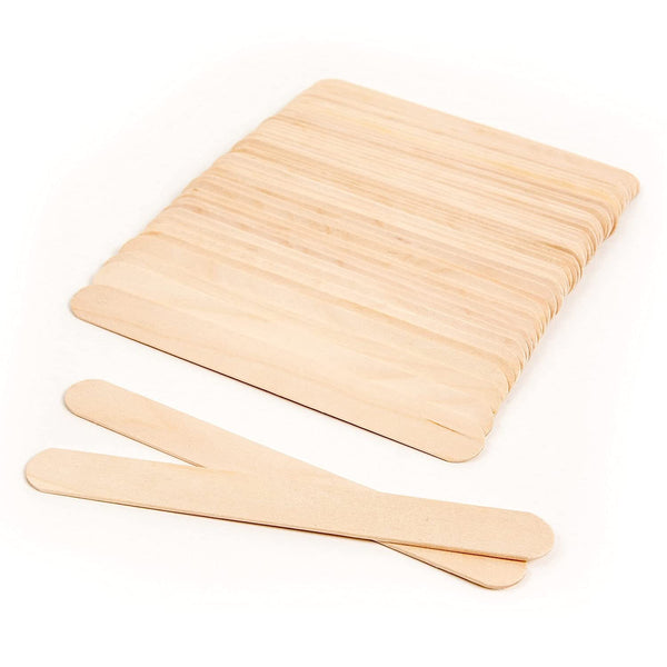 300 Pack Wooden Waxing Spatulas – Disposable Wax Applicator Sticks for Hair Removal and Craft Use