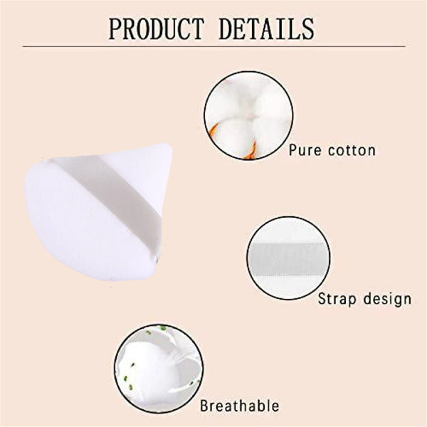 5 Pcs Cosmetic Puff Triangle Mini Make Up Tool MakeUp Cotton Sponge Powder Puffs