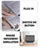 2X Mouse Jiggler Undetectable Mini USB Mouse Movement Mover for Computer Laptop