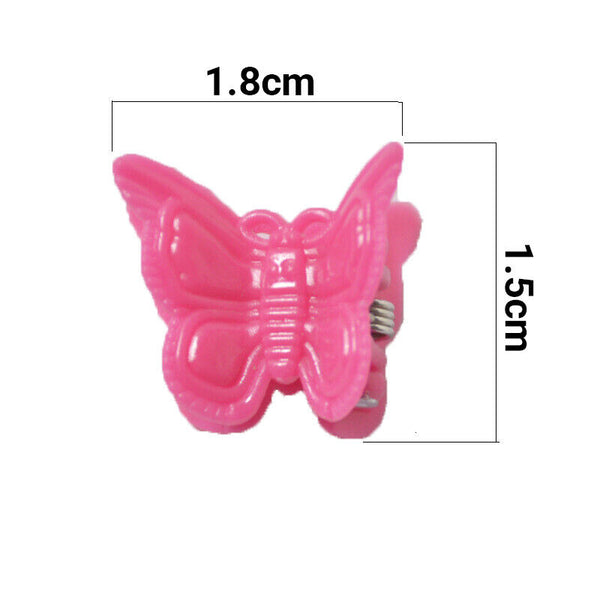 100-500x Mini Hair Clips Girl Hairpin Clamp Plastic Claws Mix Colour Ladies Kids