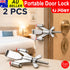 Portable Door Security Lock 2pcs – Travel Safety Lock for Hotel, Home & Apartment