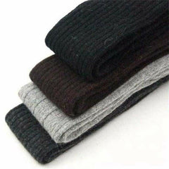 5Pairs Women Knee High Warm Socks Thick Winter Cotton Stack Stockings
