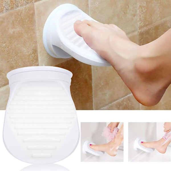 Suction Cup Shower Foot Rest Bathroom Non-slip Foot Step for Washing / Shaving