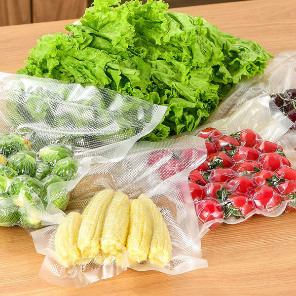 100PCS Vacuum Sealer Bags Precut Food Storage Heat Seal Cryovac Bags 4 Sizes AU