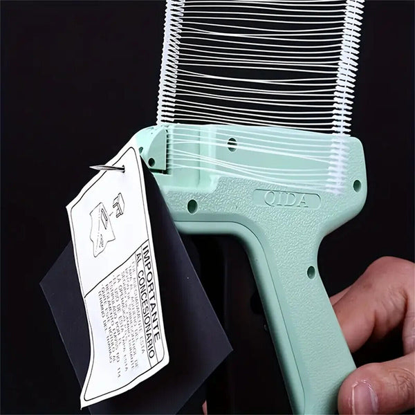 Clothes Garment Price Label Machine Tagging Tags Gun +1000 Barbs 5 Steel Needles