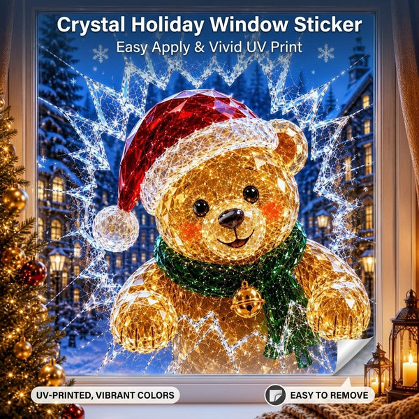 New Christmas Window Glass Sticker Decal Mural Home Decoration Wall Stickers
